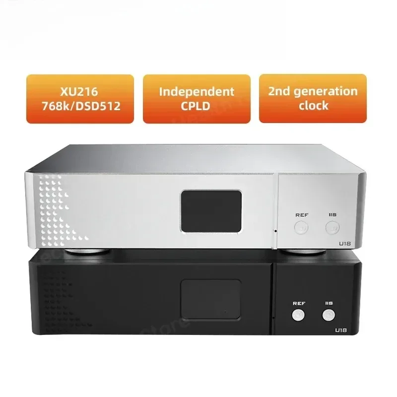 U18 интерфаз Аудио USB alto rendimiento, K2, XU216, DSD512, PCM768kHz, nueva gen опы
U18 интерфаз Аудио USB alto rendimiento, K2, XU216, DSD512, PCM768kHz, nueva gen опы
