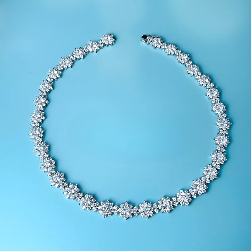 Seiko Pure Silver Luxury Sunflower Necklace Imported High Carbon Diamond Luxury Inlay Style Wedding
Seiko Pure Silver Luxury Sunflower Necklace Imported High Carbon Diamond Luxury Inlay Style Wedding