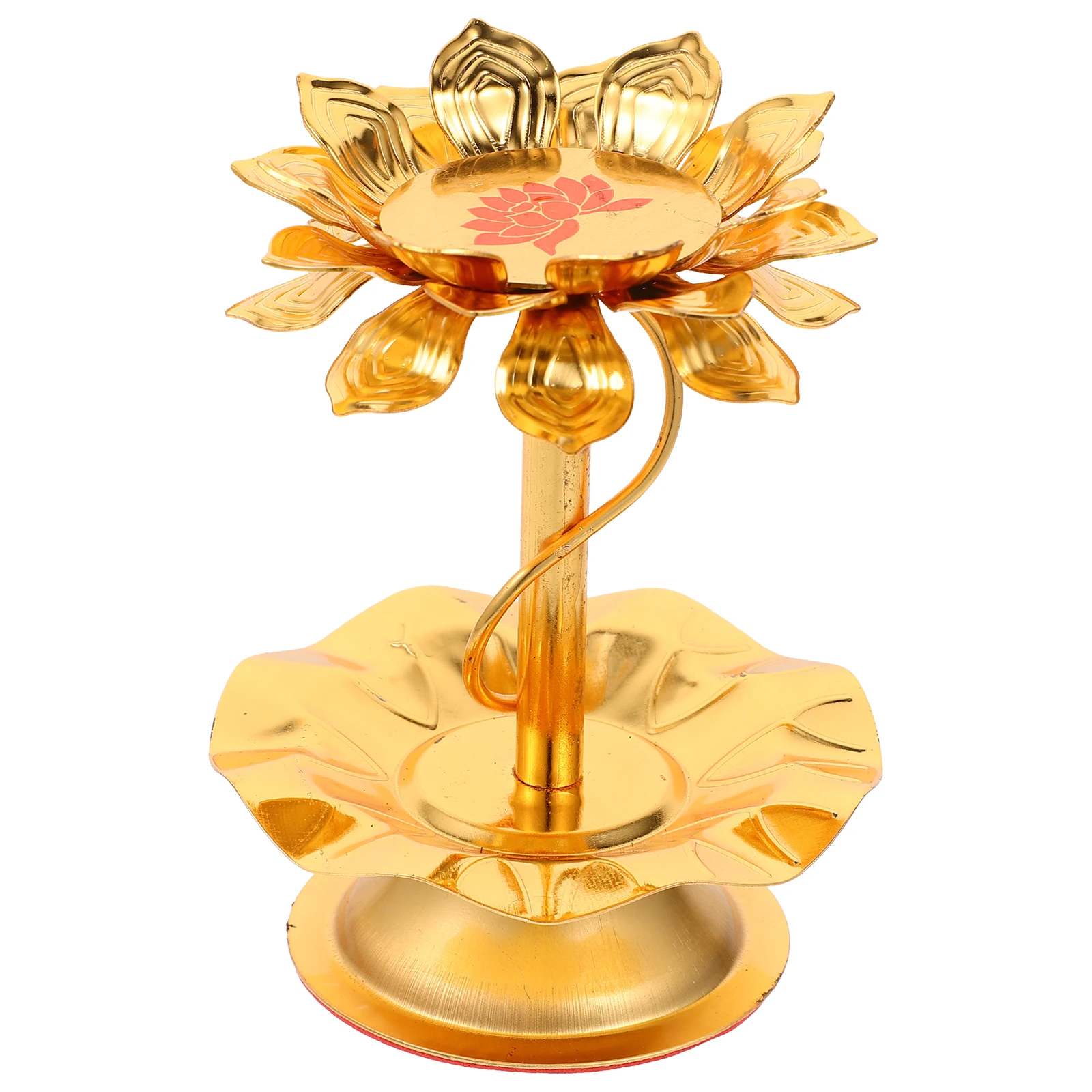 Elegant Buddha Holder Stereoscopic Design Fine Workmanship Alloy Butter Lamp Base Unique Holiday Decor Candlestick
Elegant Buddha Holder Stereoscopic Design Fine Workmanship Alloy Butter Lamp Base Unique Holiday Decor Candlestick