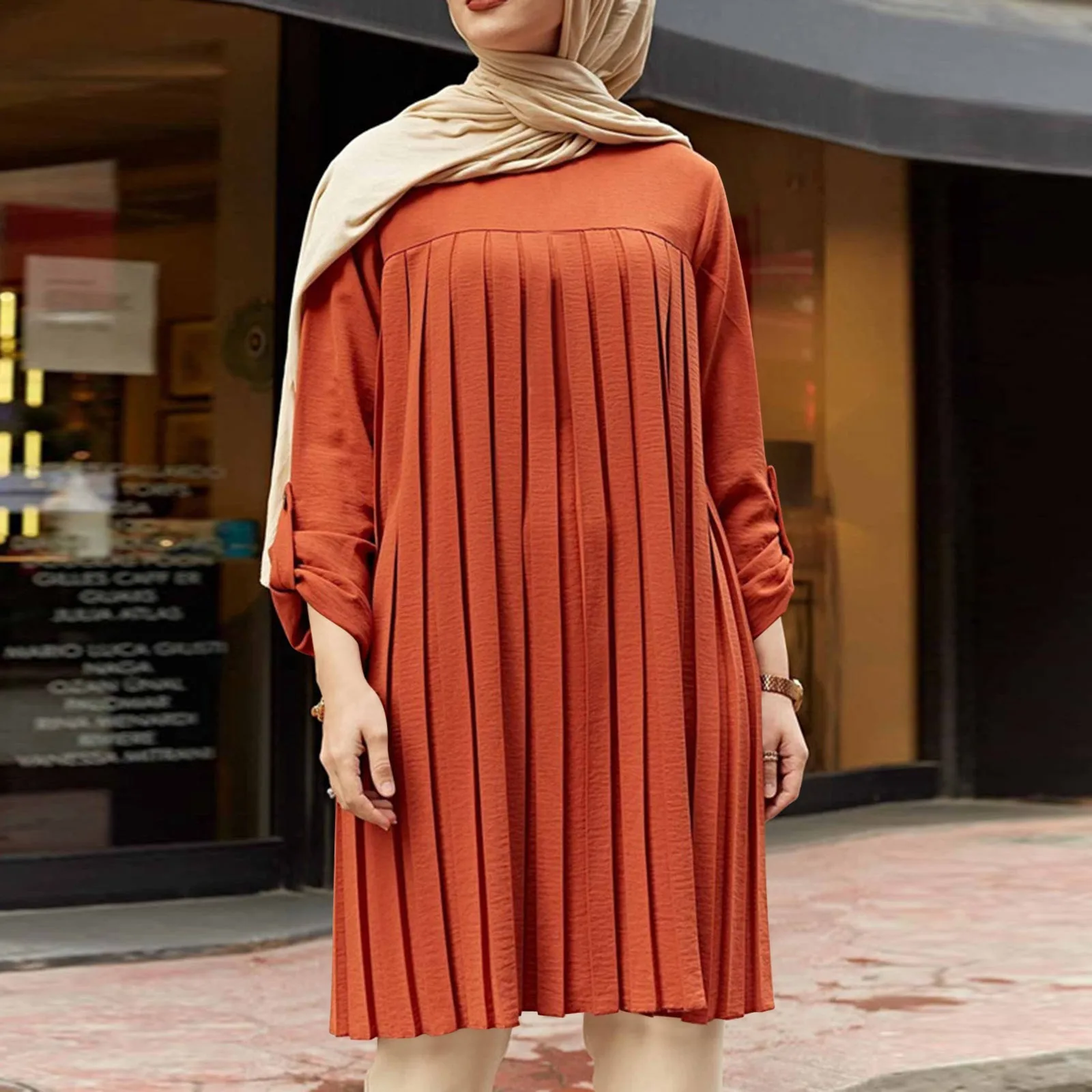 2025 Solid Color Casual Pleated Dress Muslim Women Abaya Clothes Middle East Tunic Ramadan Eid Djellaba Turkey Dubai Slamic
2025 Solid Color Casual Pleated Dress Muslim Women Abaya Clothes Middle East Tunic Ramadan Eid Djellaba Turkey Dubai Slamic