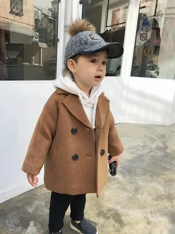 Boys Plaid Trench Coat Jacket 12 S2331898799974fa292c3a2d9ad472a59B