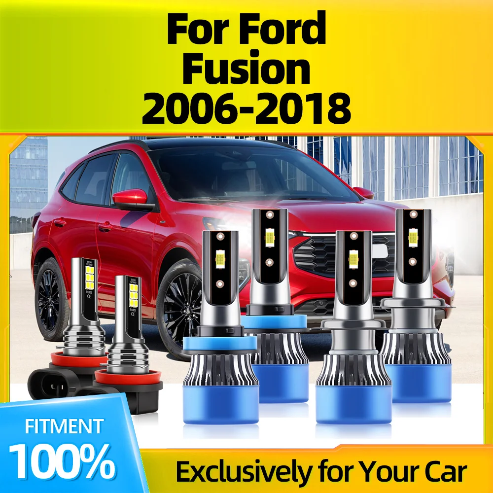2/6Pcs LED Car Headlight Auto Fog Lights White 6000K For Ford Fusion 2006 2007 2008 2009 2010 2011 2012 2013 2014 2015 2016-2018
2/6Pcs LED Car Headlight Auto Fog Lights White 6000K For Ford Fusion 2006 2007 2008 2009 2010 2011 2012 2013 2014 2015 2016-2018
