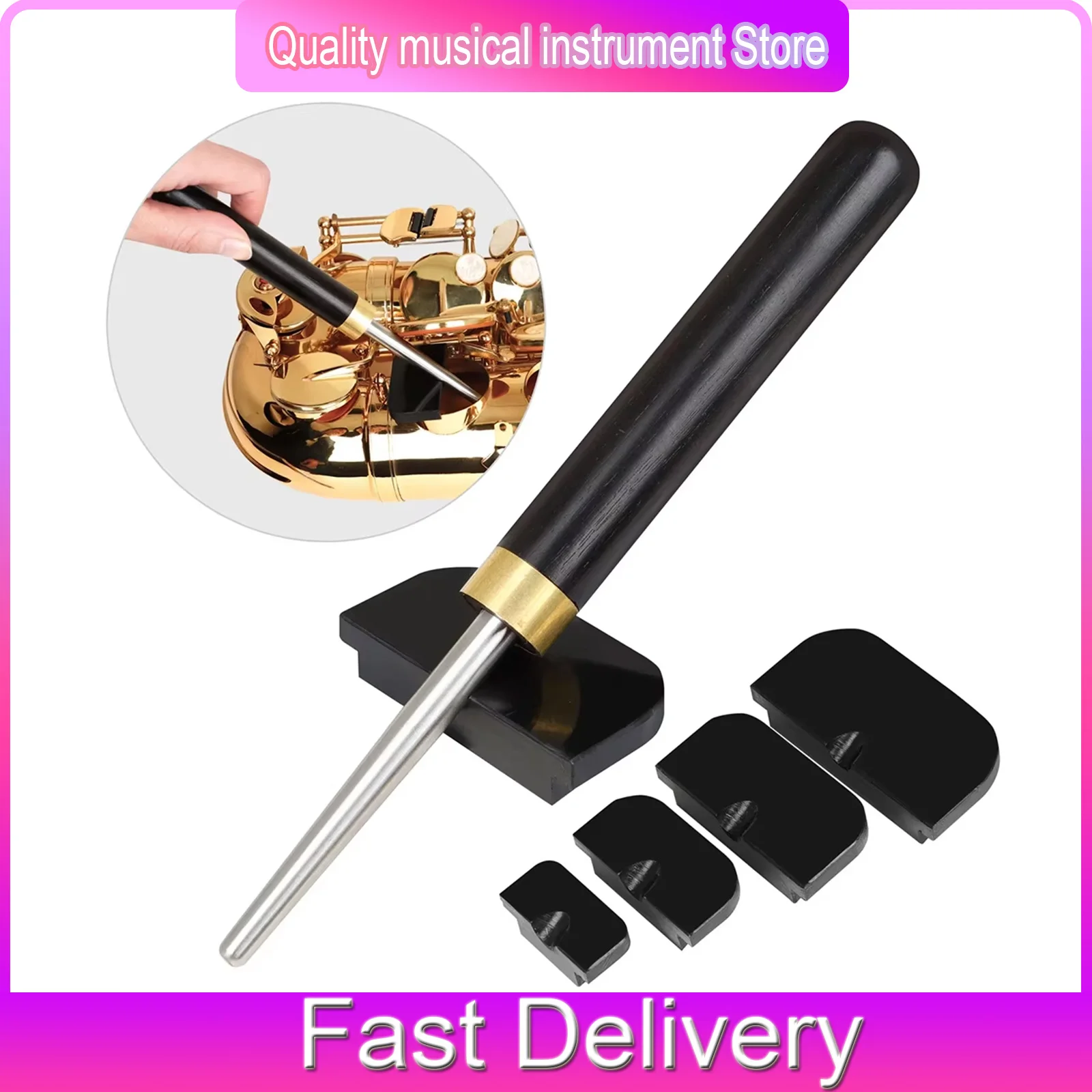 High/Middle Saxophone Sound Hole Deformation Dent Repairing Parts Tool Four Size Spacer Profession Instrument Parts Accessories
High/Middle Saxophone Sound Hole Deformation Dent Repairing Parts Tool Four Size Spacer Profession Instrument Parts Accessories