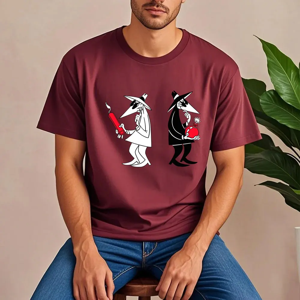 Spy Vs Spy Classical Essential Men Cotton Tshirt Cartoon Print Unisex Shirt Harajuku Streetwear Summer Fashion Casual Tops
Spy Vs Spy Classical Essential Men Cotton Tshirt Cartoon Print Unisex Shirt Harajuku Streetwear Summer Fashion Casual Tops