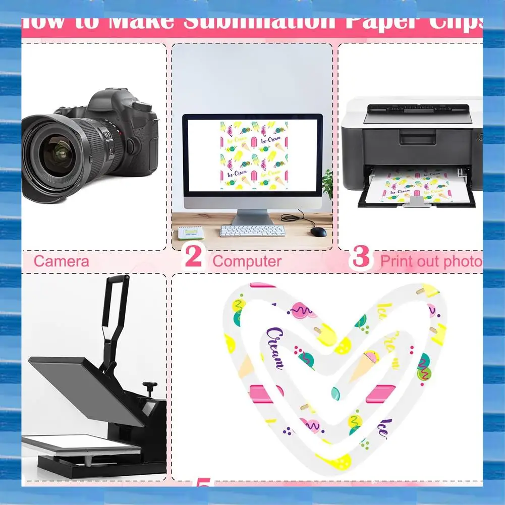 AT53 20 Piece Heart Acrylic Sublimation Jumbo Paper Clips, 3.1 X 2.7 Inch, DIY Blank Paperclip Templates 
AT53 20 Piece Heart Acrylic Sublimation Jumbo Paper Clips, 3.1 X 2.7 Inch, DIY Blank Paperclip Templates