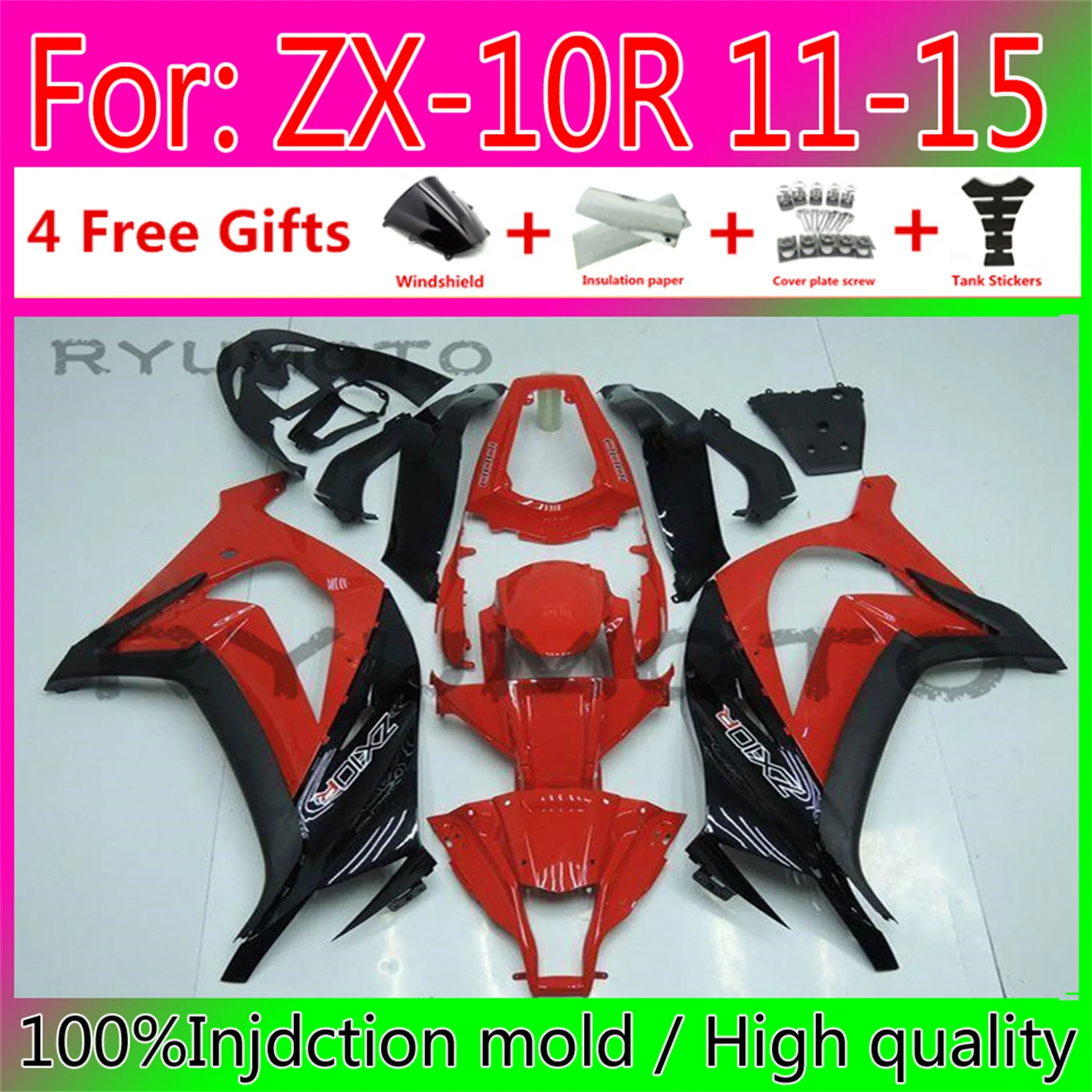 Motorcycle ABS Injection Molding Full Fairings For Kawasaki ZX10R 2011 2015 11 12 13 14 15 Fairingx
Motorcycle ABS Injection Molding Full Fairings For Kawasaki ZX10R 2011 2015 11 12 13 14 15 Fairingx