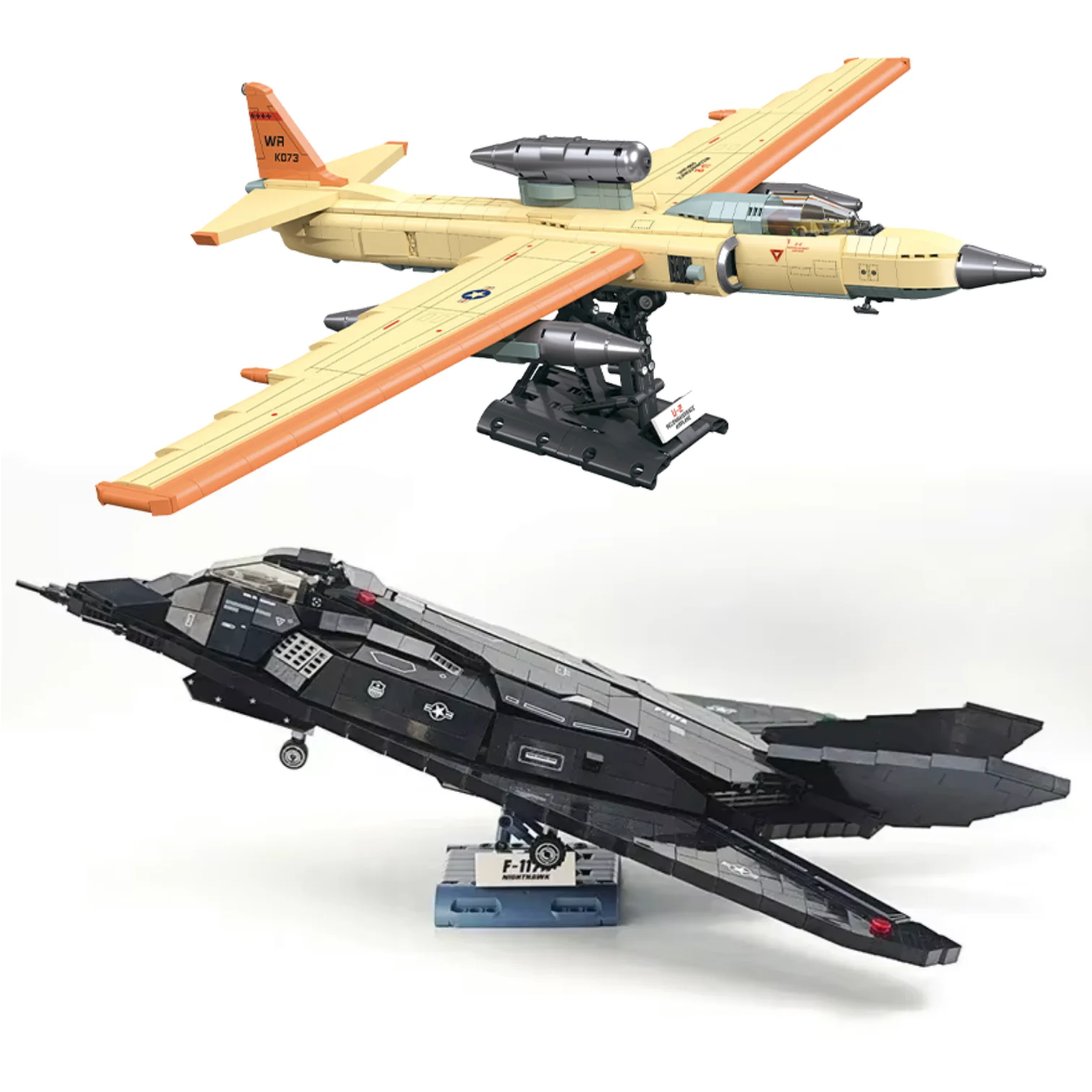 WW2 Military Army Avion Plane Jet Building Blocks Set Nighthawk Fighter & Reconnaissance Airplane Bricks Gifts for Military Fans
WW2 Military Army Avion Plane Jet Building Blocks Set Nighthawk Fighter & Reconnaissance Airplane Bricks Gifts for Military Fans
