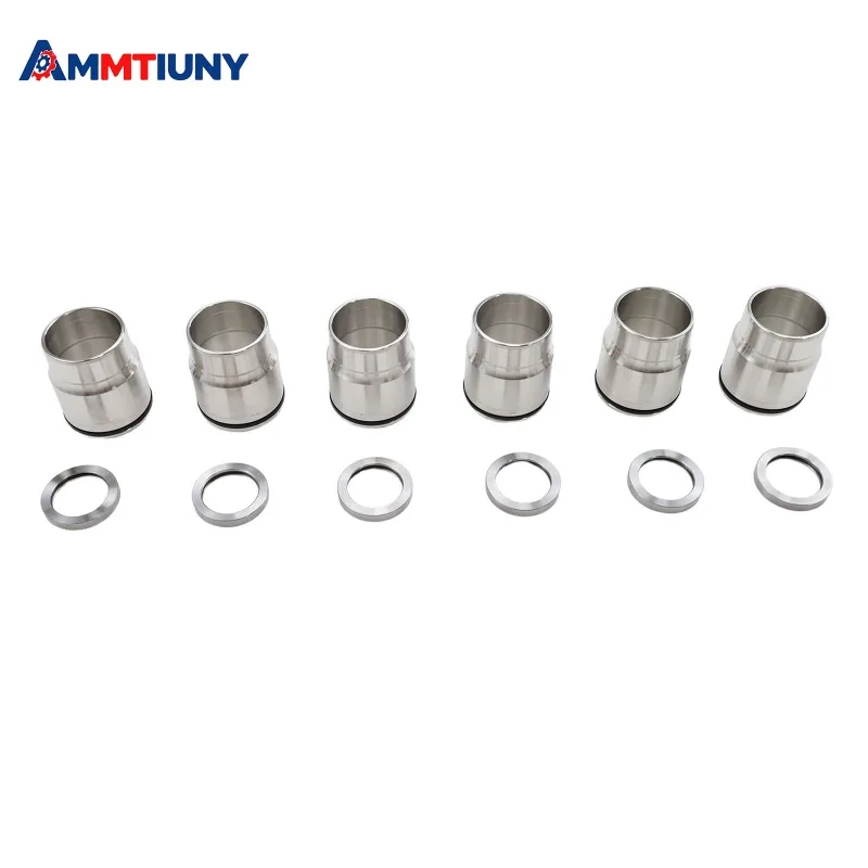 6PCS Injector Sleeve Set Cup Tube fits for Cummins ISX Single Cam Injector with Seal Replace Part Number 3686961 3686883 3687210
6PCS Injector Sleeve Set Cup Tube fits for Cummins ISX Single Cam Injector with Seal Replace Part Number 3686961 3686883 3687210