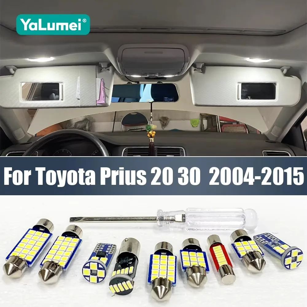 Автомобильные светодиодные лампы для Toyota Prius 20 30 XW20 XW30 2004-2007 2008 2009 2010 2011 2012 2013 2014 2015, аксессуары для внутреннего освещения
Автомобильные светодиодные лампы для Toyota Prius 20 30 XW20 XW30 2004-2007 2008 2009 2010 2011 2012 2013 2014 2015, аксессуары для внутреннего освещения
