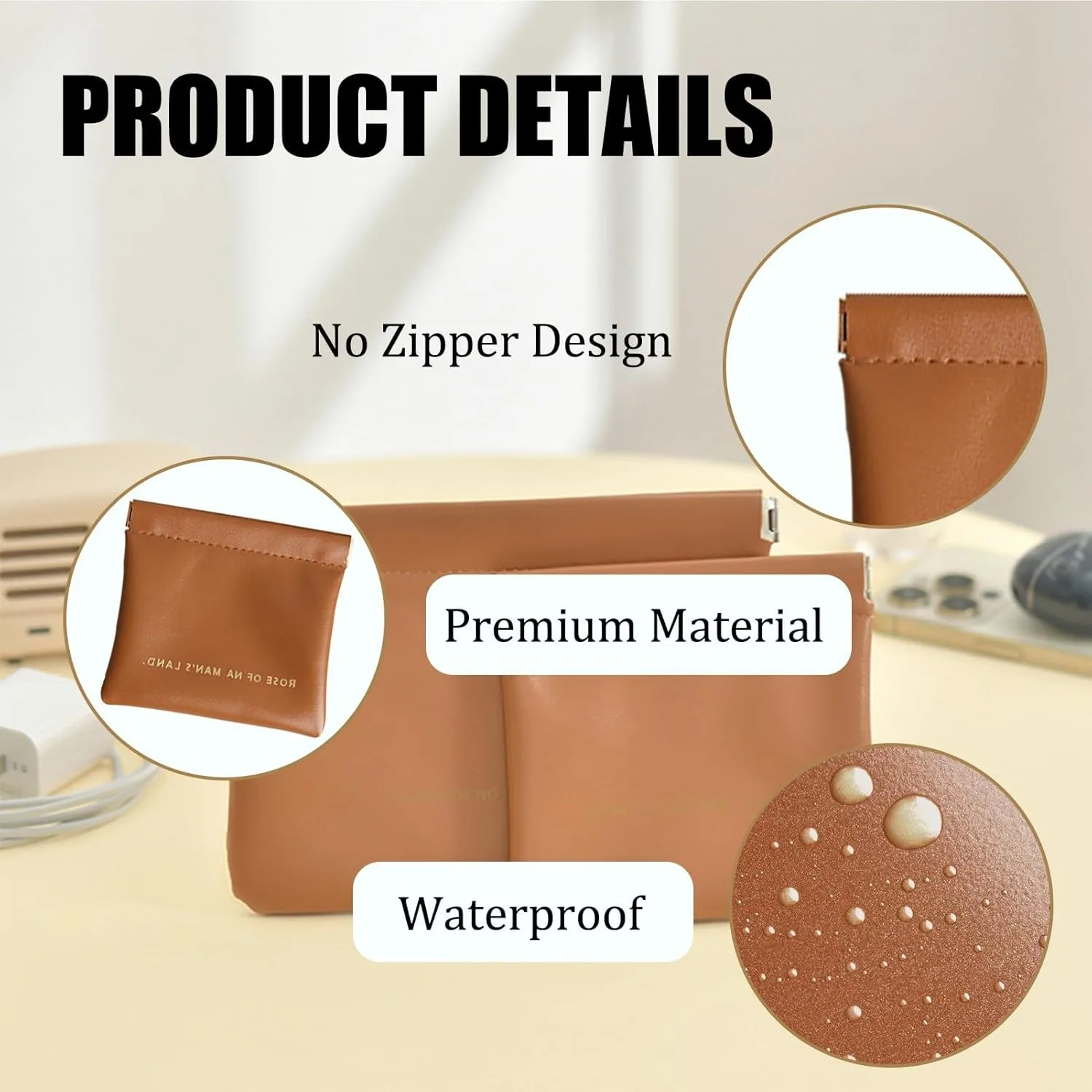 3-piece makeup bag, portable makeup bag, data cable headset glasses storage bag, sanitary napkin storage bag, wallet coin bag,holiday gift (brown)
3-piece makeup bag, portable makeup bag, data cable headset glasses storage bag, sanitary napkin storage bag, wallet coin bag,holiday gift (brown)