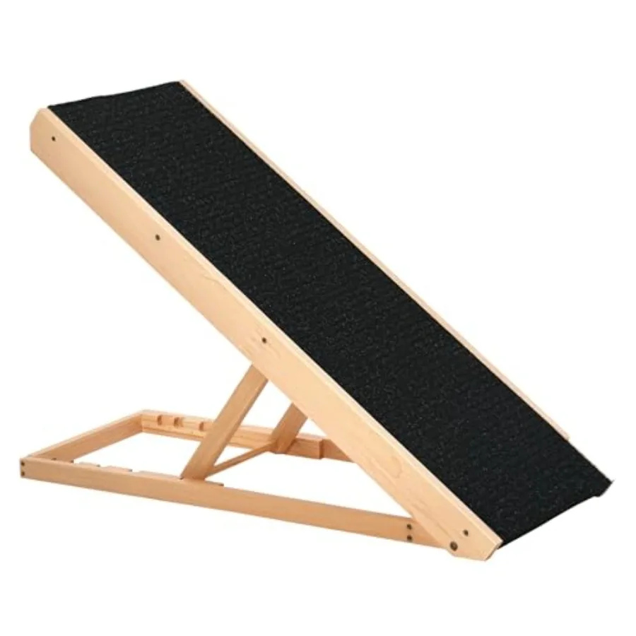 Bed ramp for cats and dogs pine wood black foldable and height adjustable with non-slip finish 35.5 L x 16 W x 24 H
Bed ramp for cats and dogs pine wood black foldable and height adjustable with non-slip finish 35.5 L x 16 W x 24 H