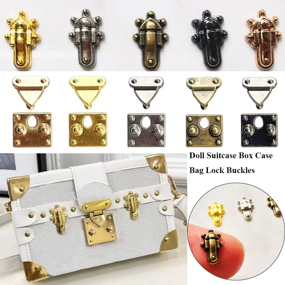 5/10pcs New Mini Metal Crafts Lock Multi-colors DIY Manual Doll Suitcase Buckle DIY Doll Accessories
5/10pcs New Mini Metal Crafts Lock Multi-colors DIY Manual Doll Suitcase Buckle DIY Doll Accessories