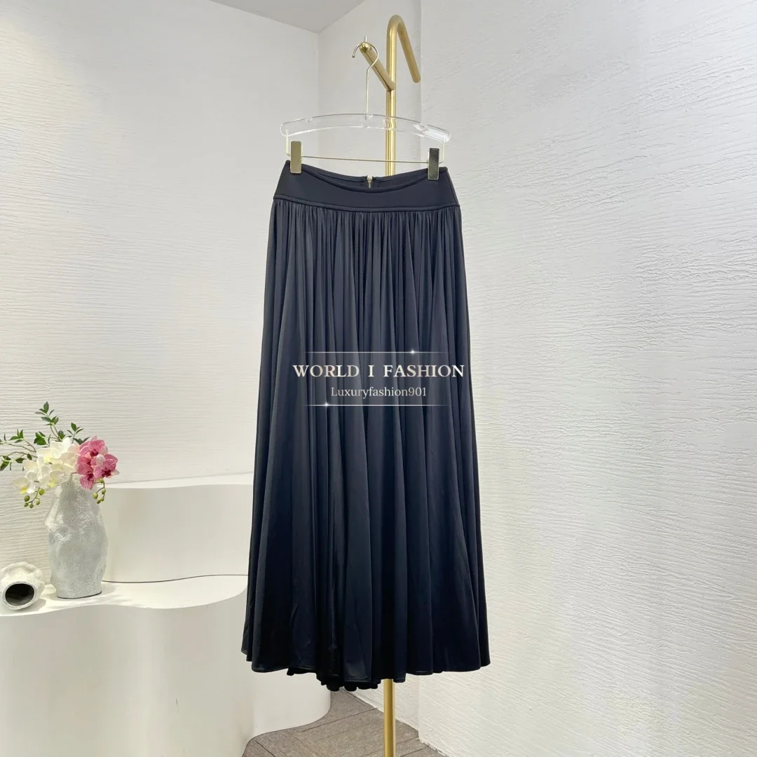 Woman Clothing Black Long Sleeve Blouse Tops and Midi Skirt Set 
Woman Clothing Black Long Sleeve Blouse Tops and Midi Skirt Set