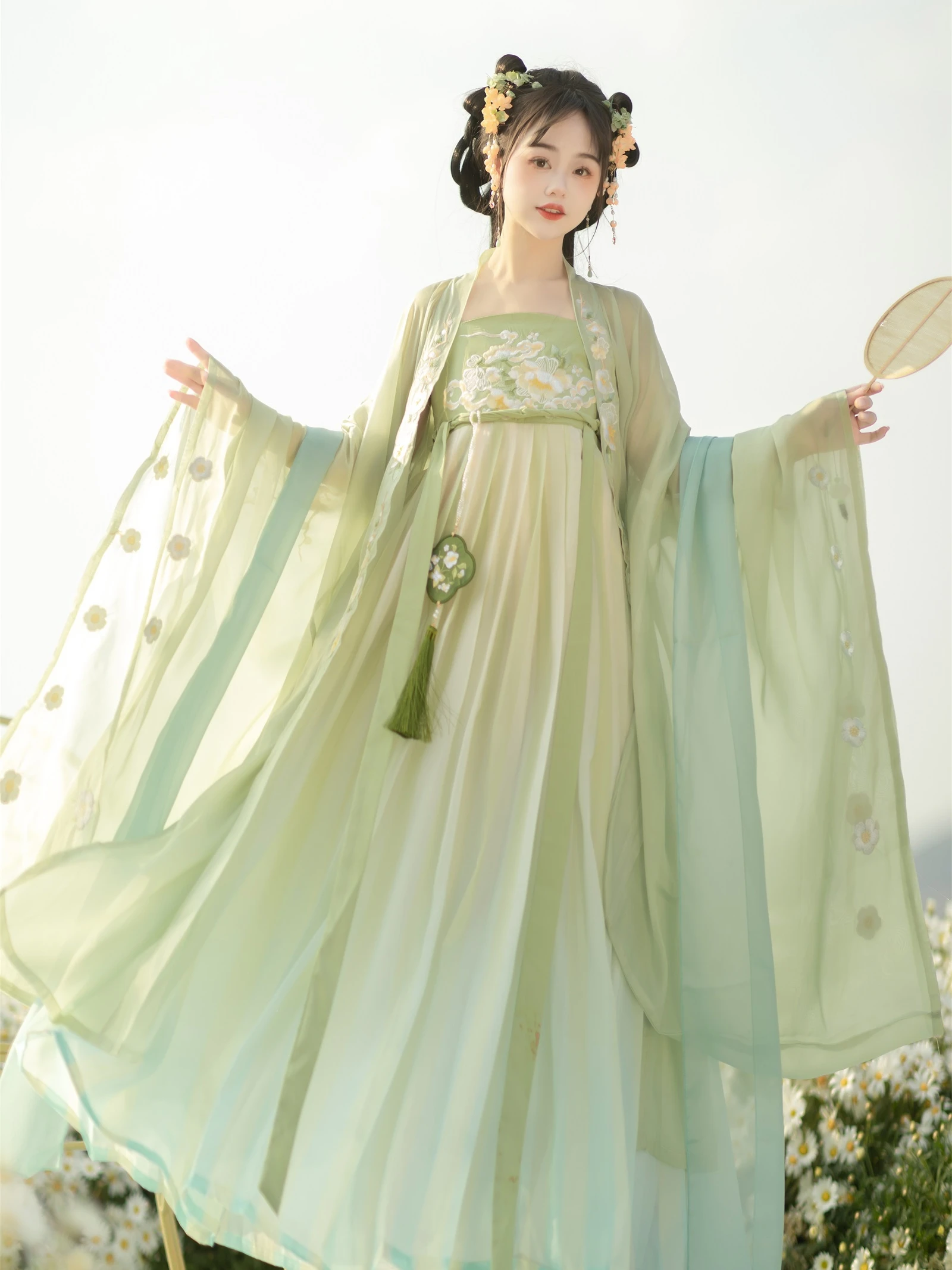In Stock Cosplay Hanfu Women's Chinese Style Traditional Costume Clothes Dresses Green Pink Tang Dynasty Perform Photography Set
In Stock Cosplay Hanfu Women's Chinese Style Traditional Costume Clothes Dresses Green Pink Tang Dynasty Perform Photography Set