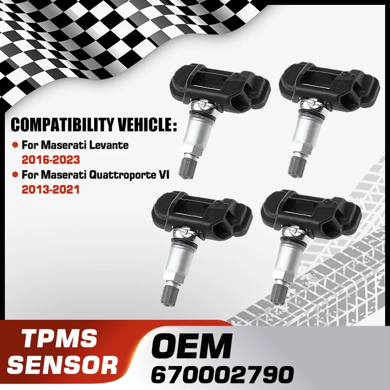 Car TPMS Tire Pressure Monitor Sensor System For Maserati Levante 2016-2023 Maserati Quattroporte VI 2013-2021 670002790 433 MHz
Car TPMS Tire Pressure Monitor Sensor System For Maserati Levante 2016-2023 Maserati Quattroporte VI 2013-2021 670002790 433 MHz