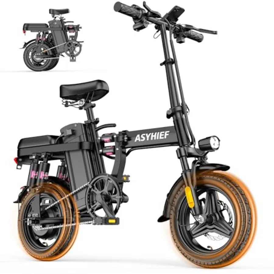 1200W Folding Ebike for Adults 24MPH 48V Removable Battery 14 Aluminum Frame Electric Bike with Black Finish 10 Shock Absorbers
1200W Folding Ebike for Adults 24MPH 48V Removable Battery 14 Aluminum Frame Electric Bike with Black Finish 10 Shock Absorbers