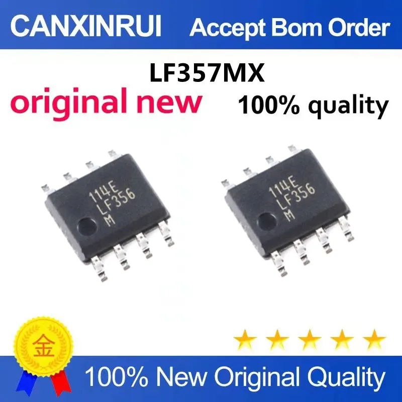 Original Genuine LF357MX LF357M LF357 Patch SOP-8 Precision Operational Amplifier IC Chip
Original Genuine LF357MX LF357M LF357 Patch SOP-8 Precision Operational Amplifier IC Chip