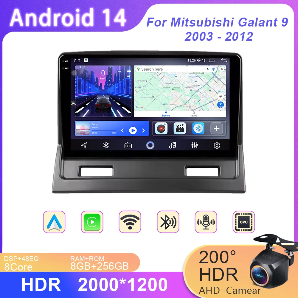 Автомобиль для Mitsubishi Galant 9 2003-2012 GPS-навигация Android Автоэкран Carplay 4G Wi-Fi NO 2din DVD Мультимедийный плеер HDR
Автомобиль для Mitsubishi Galant 9 2003-2012 GPS-навигация Android Автоэкран Carplay 4G Wi-Fi NO 2din DVD Мультимедийный плеер HDR