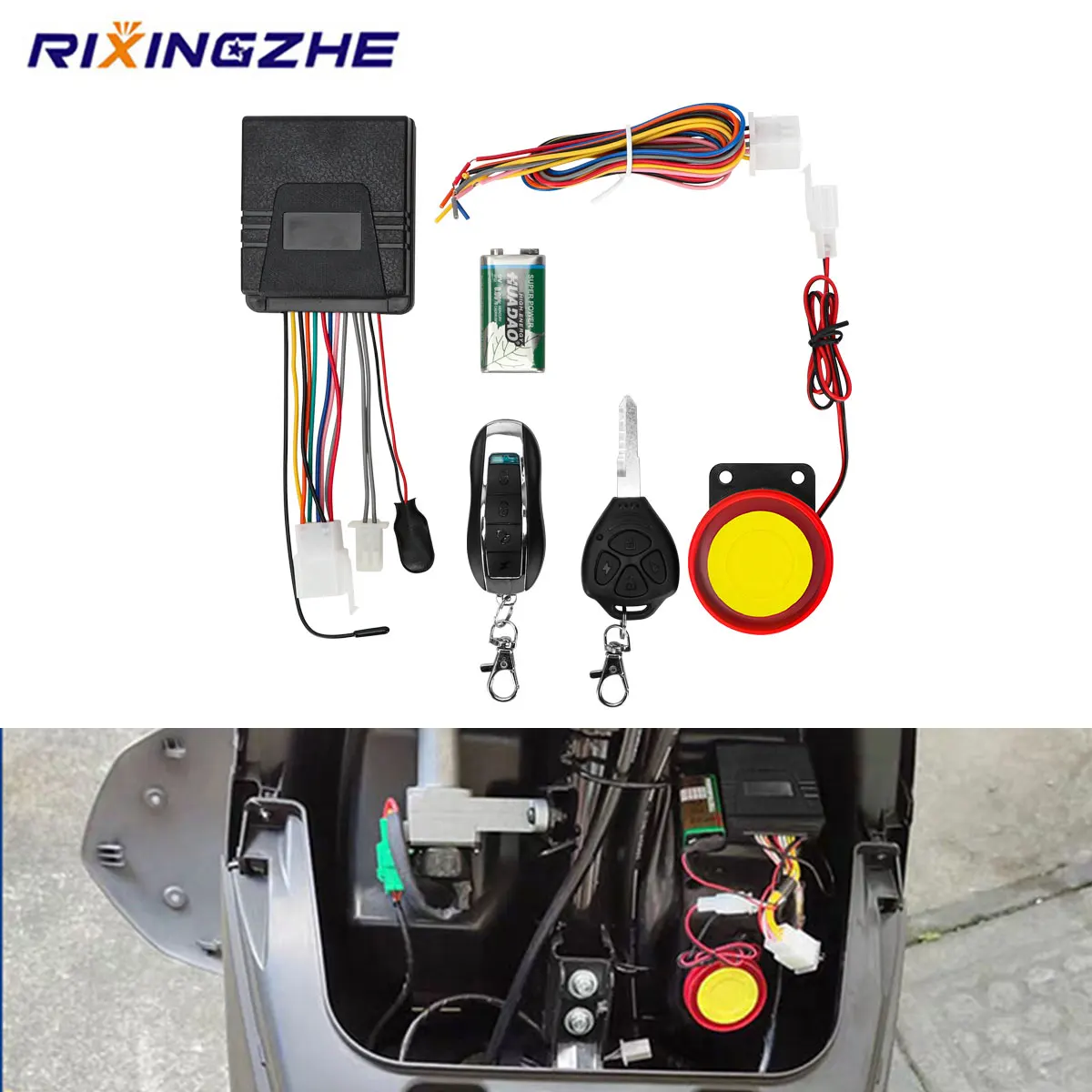 Беспроводная противоугонная сигнализация для мотоцикла с дистанционным запуском и остановкой двигателя, модуль дистанционного управления, звуковой сигнал для мотоциклов 12В
Беспроводная противоугонная сигнализация для мотоцикла с дистанционным запуском и остановкой двигателя, модуль дистанционного управления, звуковой сигнал для мотоциклов 12В