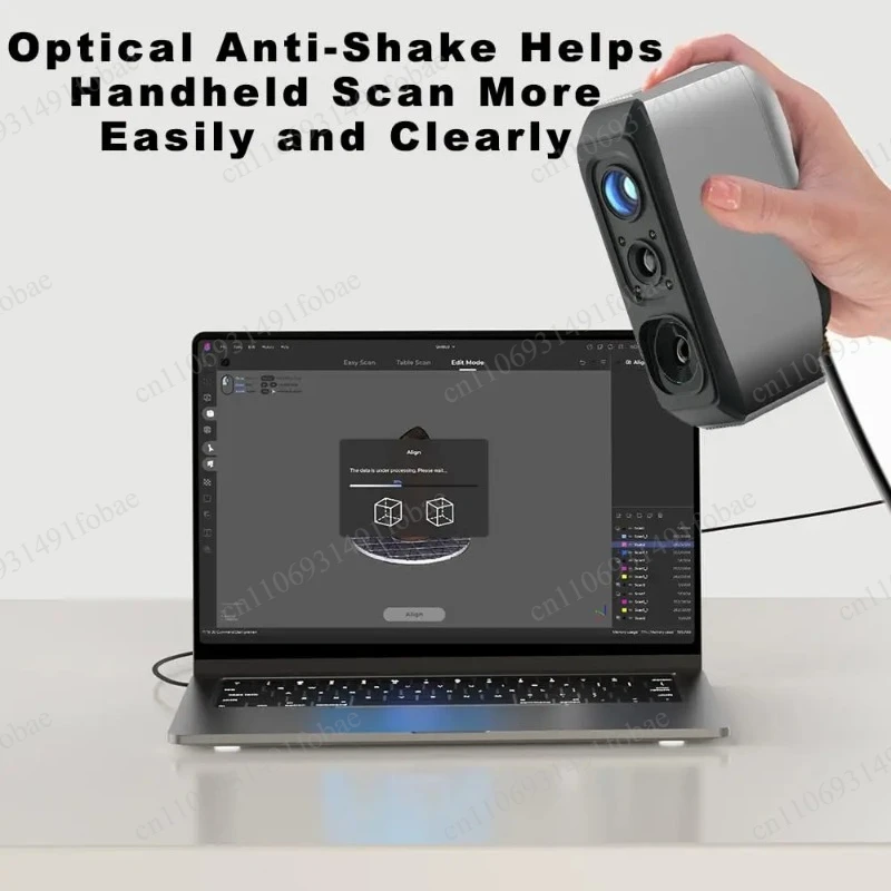 Handheld 3D Model Scanner 0.05mm Precision 10FPS for 3D Printing
Handheld 3D Model Scanner 0.05mm Precision 10FPS for 3D Printing