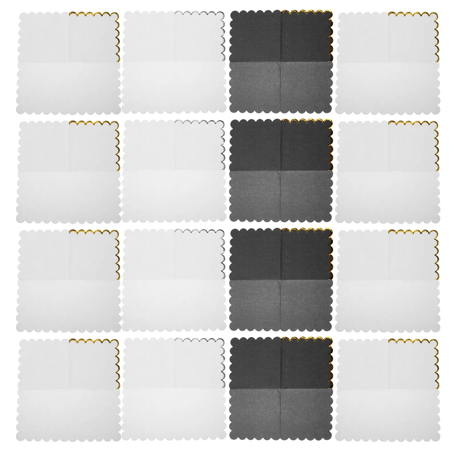 60Pcs Disposable Party Napkins Paper Scalloped Edge Elegant Serviettes 25x25cm for Birthday Wedding Luncheon
60Pcs Disposable Party Napkins Paper Scalloped Edge Elegant Serviettes 25x25cm for Birthday Wedding Luncheon