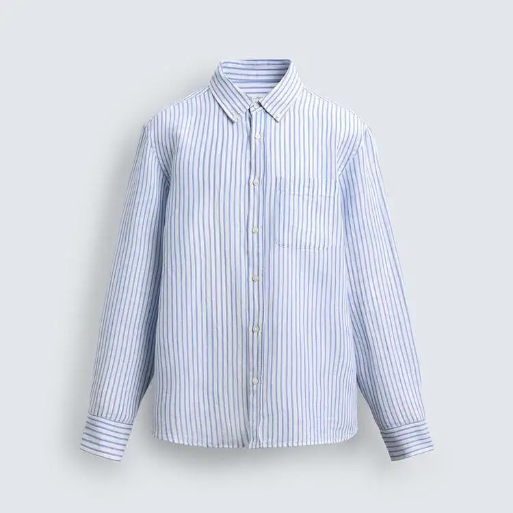 2026 New Men's Casual Striped Shirt Long Sleeve Collared Slim Fit Breathable Cotton Linen Blend Shirt Comfortable Skin-Friendly
2026 New Men's Casual Striped Shirt Long Sleeve Collared Slim Fit Breathable Cotton Linen Blend Shirt Comfortable Skin-Friendly