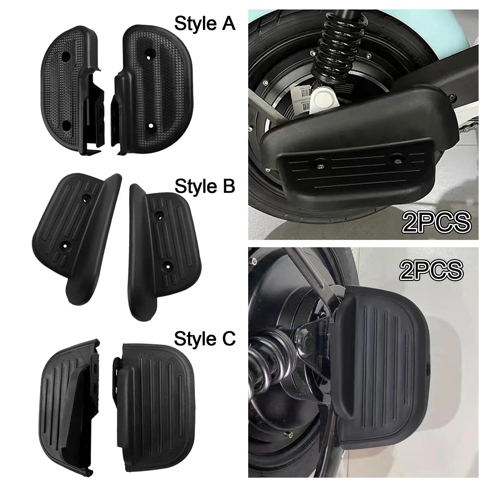 Rear Bike Footrest Pedals Textured Non Slip Surface Platform Pedal for E-bike Foldable Cycling Urban Use
Rear Bike Footrest Pedals Textured Non Slip Surface Platform Pedal for E-bike Foldable Cycling Urban Use