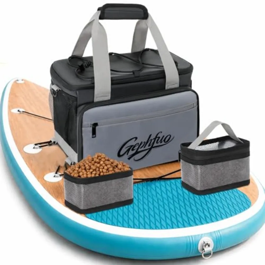 Waterproof Paddleboard Deck Bag, Paddle Board Accessories Storage Organizer for Dog Travel with Adjustable Dividers and Mesh Po
Waterproof Paddleboard Deck Bag, Paddle Board Accessories Storage Organizer for Dog Travel with Adjustable Dividers and Mesh Po