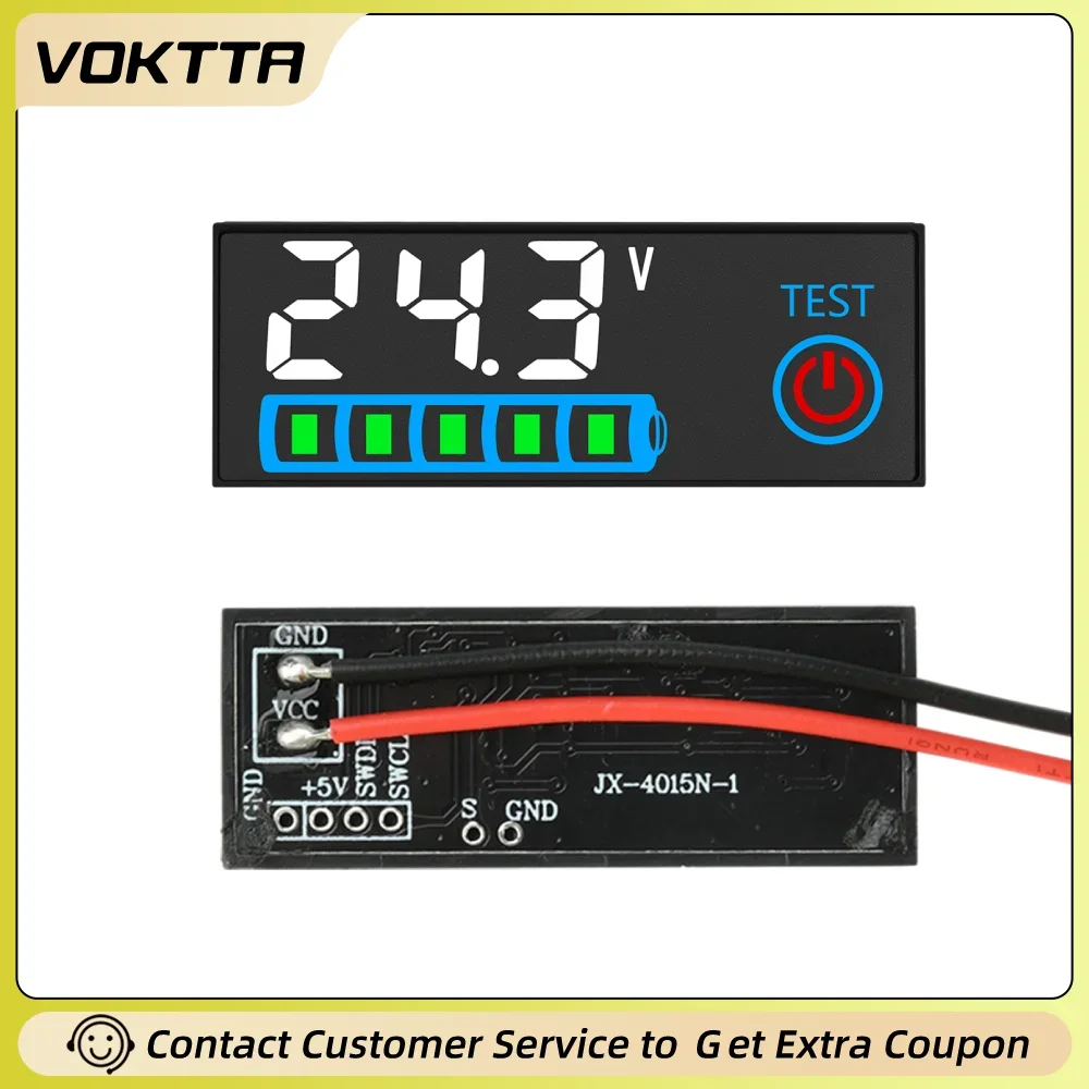 Мини-индикатор уровня заряда батареи с сигнализацией низкого напряжения и функцией памяти для систем хранения энергии электромобилей, 7-55 В постоянного тока
Мини-индикатор уровня заряда батареи с сигнализацией низкого напряжения и функцией памяти для систем хранения энергии электромобилей, 7-55 В постоянного тока