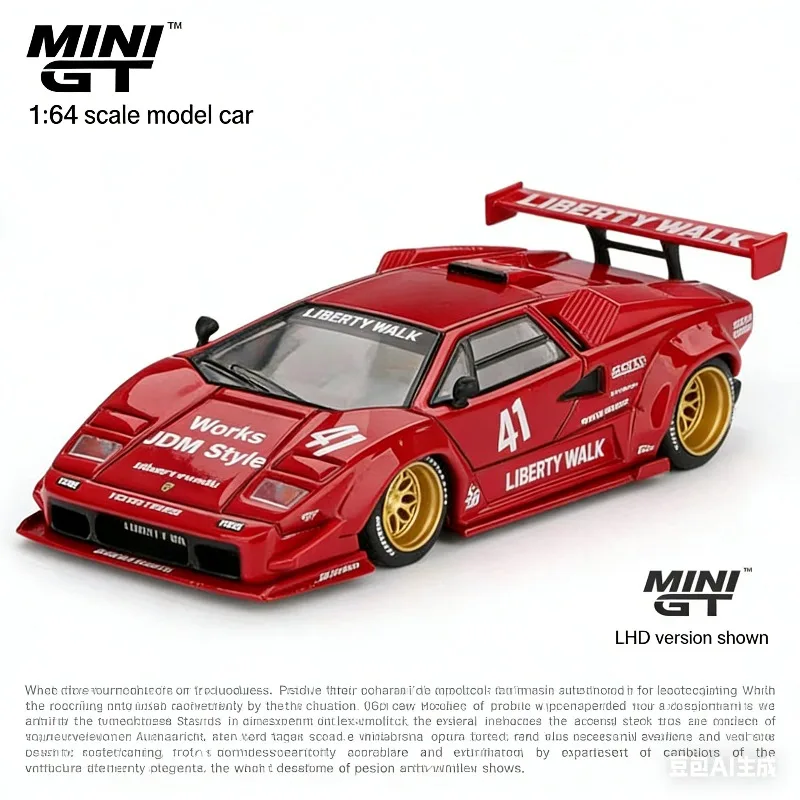 MINI GT 1:64 # Модель автомобиля Lamborghini Countach 1100 из литой стали, детализированная, статическая, из сплава, коллекционная, подарок для мальчиков, игрушка, предмет декора.
MINI GT 1:64 # Модель автомобиля Lamborghini Countach 1100 из литой стали, детализированная, статическая, из сплава, коллекционная, подарок для мальчиков, игрушка, предмет декора.