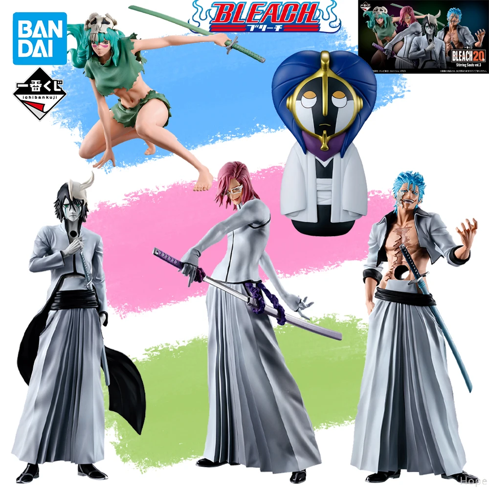 In Stock Original BANDAI Ichiban Kuji Bleach Stirring Souls vol 3 Ulquiorra Cifer Grimmjow Mayuri Neliel Figure Anime Model Toy
In Stock Original BANDAI Ichiban Kuji Bleach Stirring Souls vol 3 Ulquiorra Cifer Grimmjow Mayuri Neliel Figure Anime Model Toy