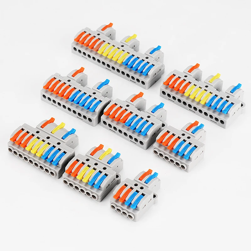 KV428 Two Input and More Output, Wire Connection Parallel Divider, Quick Terminal Row Wire Divider 220V
KV428 Two Input and More Output, Wire Connection Parallel Divider, Quick Terminal Row Wire Divider 220V