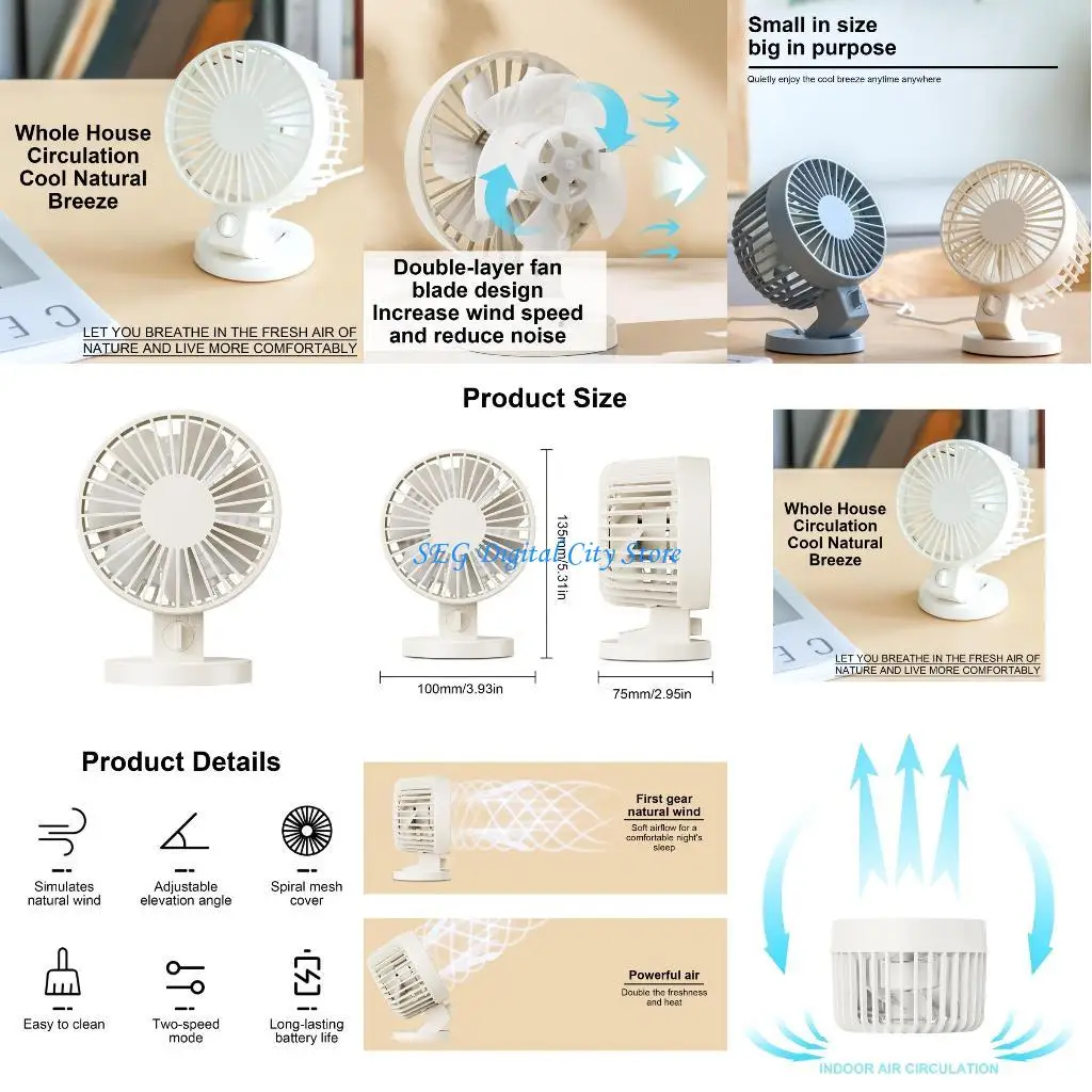 U75B Mini USB Desk Fan Cooling Quiet USB Power 2 Speed Setting Adjustable Desktop Fan for Home and Travel Indoor Outdoor
U75B Mini USB Desk Fan Cooling Quiet USB Power 2 Speed Setting Adjustable Desktop Fan for Home and Travel Indoor Outdoor
