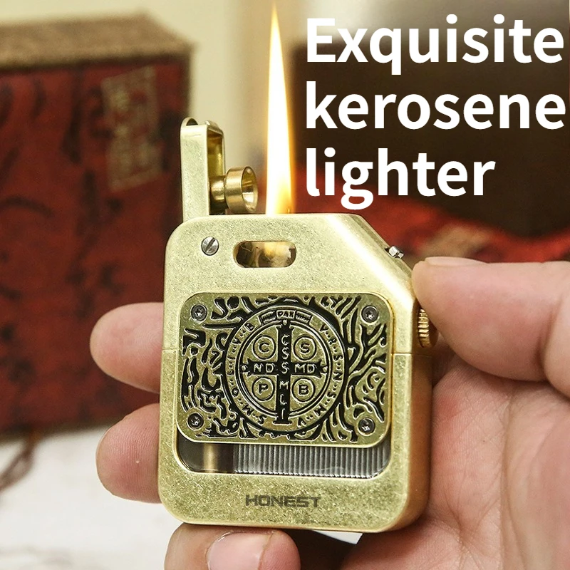 Креативная зажигалка Creative Press Ignition из чистой меди ручной работы с резьбой и прозрачной воздушной камерой, элитный мужской подарок
Креативная зажигалка Creative Press Ignition из чистой меди ручной работы с резьбой и прозрачной воздушной камерой, элитный мужской подарок