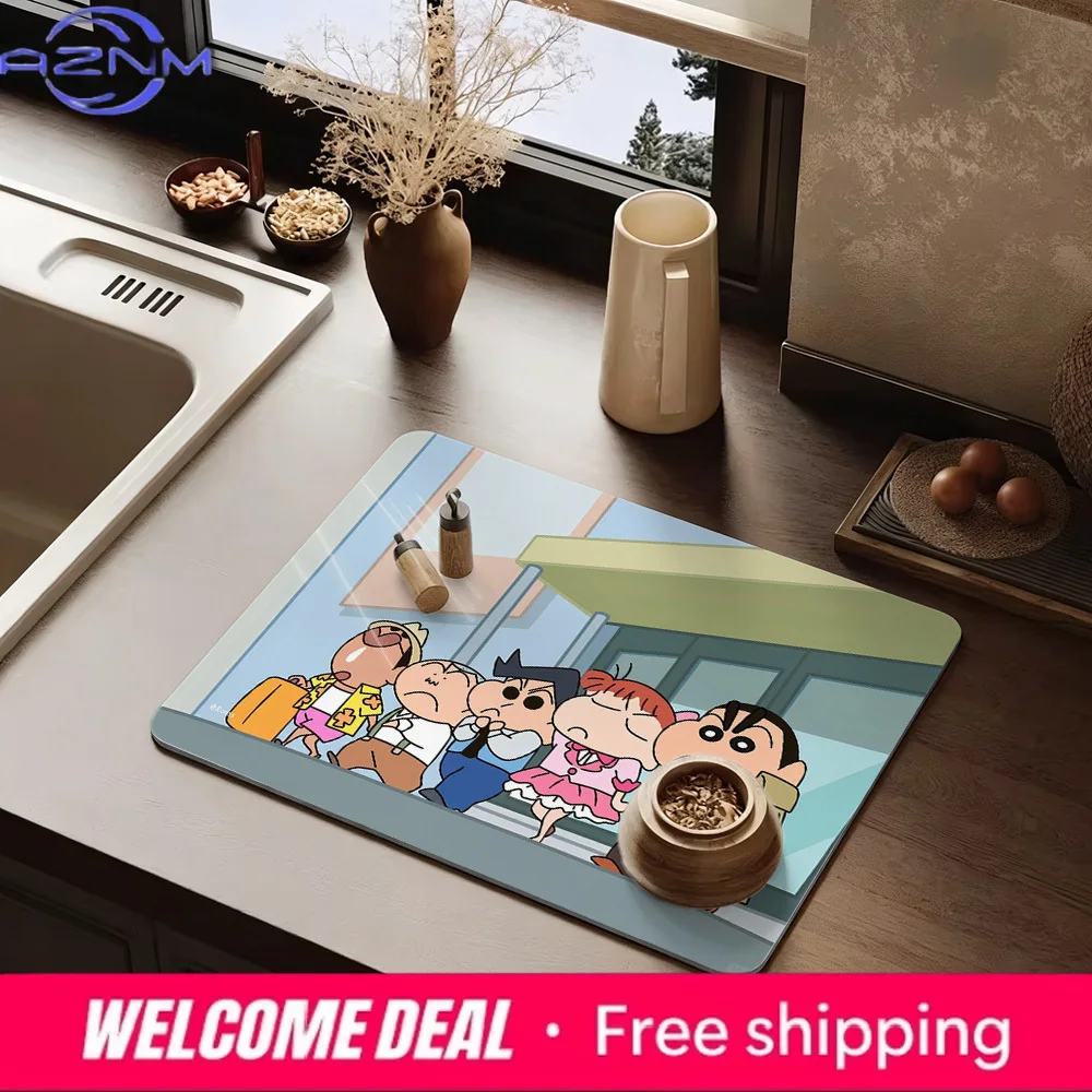 Crayon Shin-chan Friends Travel Trip Dish Drying Mat, Non-Slip Rubber Base Washable Pad
Crayon Shin-chan Friends Travel Trip Dish Drying Mat, Non-Slip Rubber Base Washable Pad