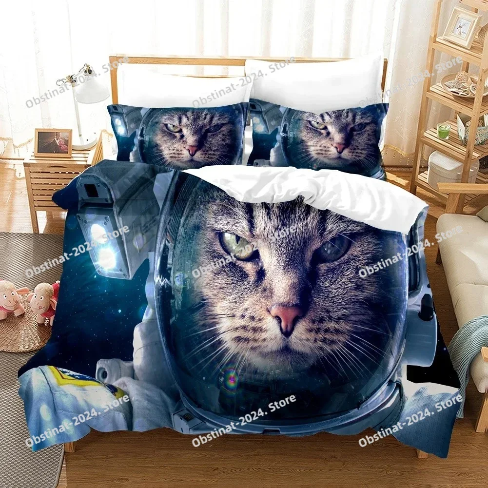 Astronaut In Space Cat Comforter Cover with Pillow Cover Bedding Set Single Double Twin Full Queen King Size for Bedroom Decor
Astronaut In Space Cat Comforter Cover with Pillow Cover Bedding Set Single Double Twin Full Queen King Size for Bedroom Decor