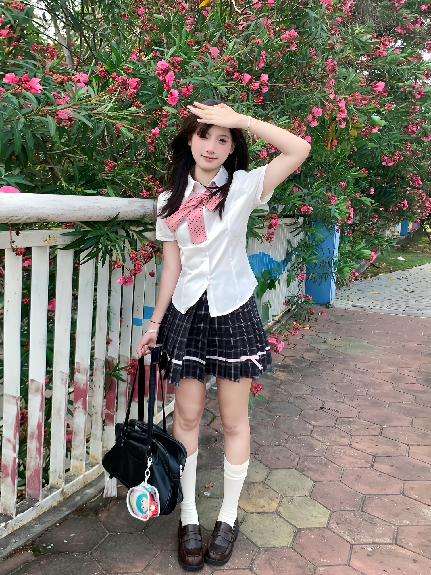 Original JK Short Sleeve Plaid Skirt Women's Summer Slimming High Waist Pleated Shirt School Style Polyester Blend Skirt
Original JK Short Sleeve Plaid Skirt Women's Summer Slimming High Waist Pleated Shirt School Style Polyester Blend Skirt