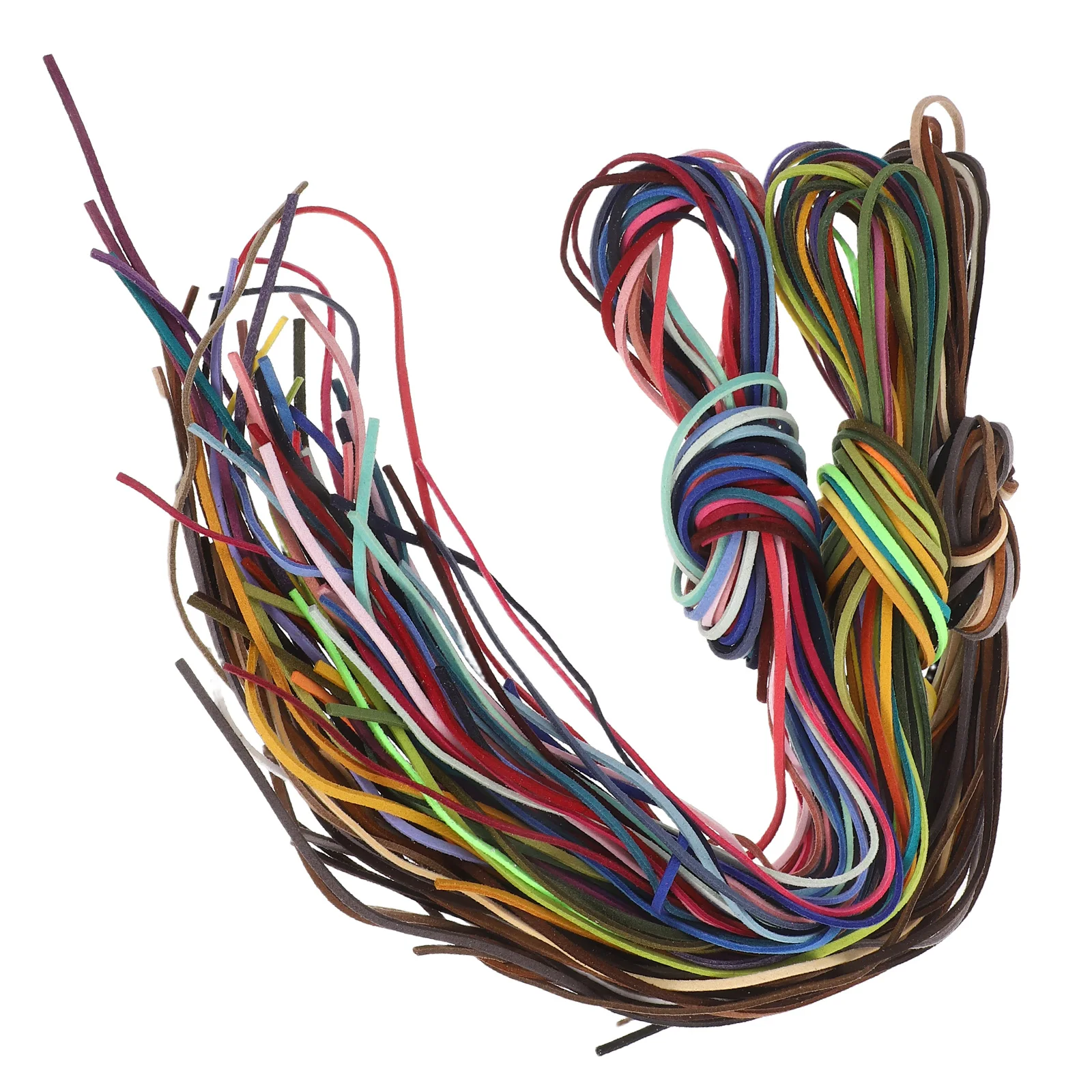 60 Pcs Suede Beaded Rope Brown Faux Cord Jewelry Vintage Bracelet Braided Thread Bracelets Korean for Making
60 Pcs Suede Beaded Rope Brown Faux Cord Jewelry Vintage Bracelet Braided Thread Bracelets Korean for Making