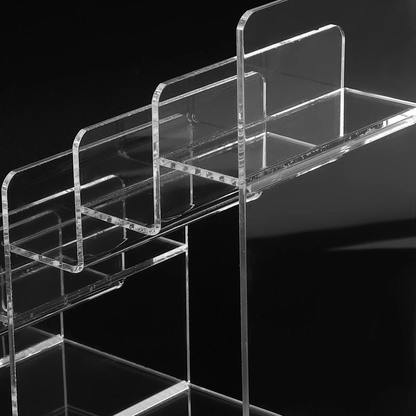 Clear Acrylic Multi Layers Display Rack Wallet Jewelry Glasses Purse Storage Stand Transparent Organizer Acrylic Storage Rack 
Clear Acrylic Multi Layers Display Rack Wallet Jewelry Glasses Purse Storage Stand Transparent Organizer Acrylic Storage Rack