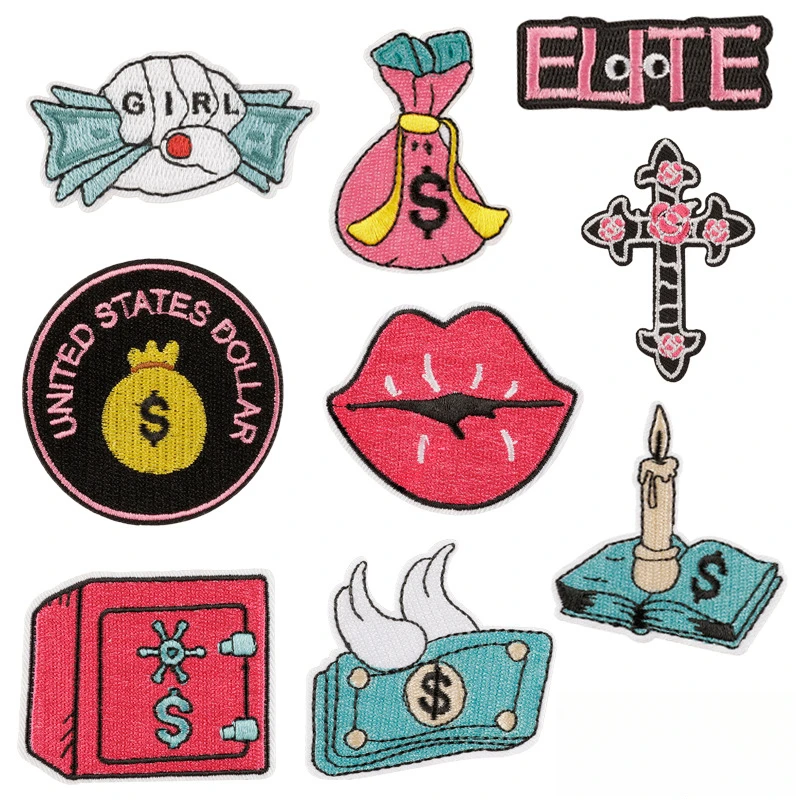Creative Cash Money Cross Girl Dollars Iron-on Sew Embroidery Badge Patches DIY T-shirt Hat Backpack Clothing Appliques Sticker
Creative Cash Money Cross Girl Dollars Iron-on Sew Embroidery Badge Patches DIY T-shirt Hat Backpack Clothing Appliques Sticker