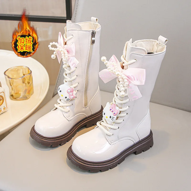 Sanrio Kuromi My Melody Детская обувь Модные ботинки Осень и зима Нескользящие ботинки Kawalii с героями мультфильмов Подарочные ботинки с мягкой подошвой
Sanrio Kuromi My Melody Детская обувь Модные ботинки Осень и зима Нескользящие ботинки Kawalii с героями мультфильмов Подарочные ботинки с мягкой подошвой