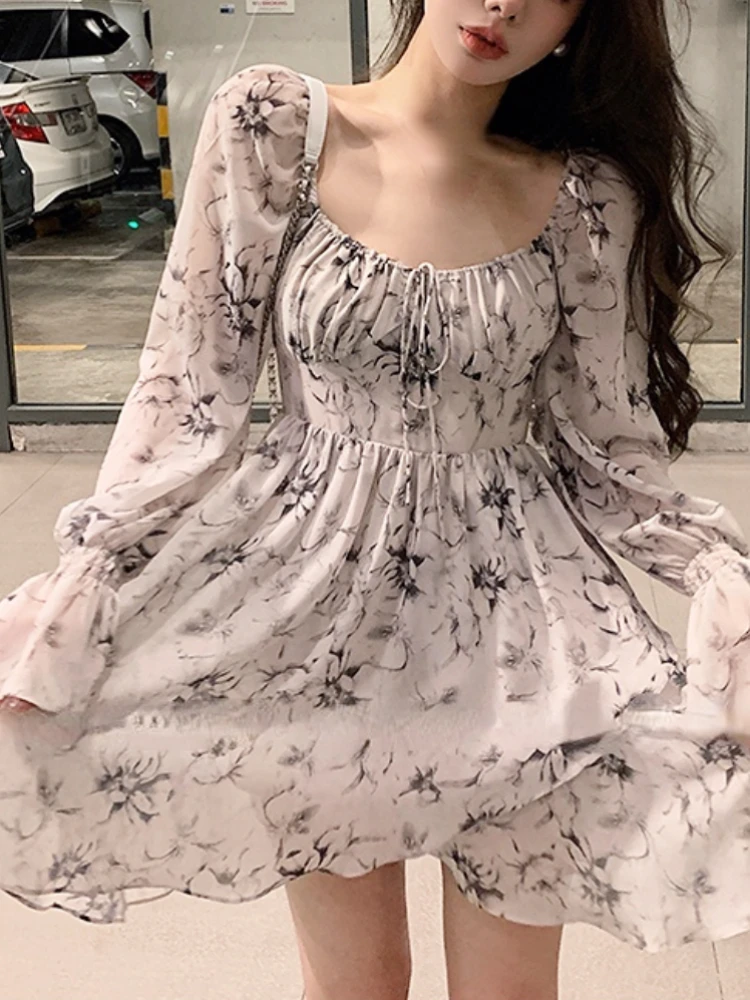 2023 Spring French Vintage Floral Mini Dress Women Causal Elegant One Piece Dress Korean Fashion Long Sleeve Evening Party Dress
2023 Spring French Vintage Floral Mini Dress Women Causal Elegant One Piece Dress Korean Fashion Long Sleeve Evening Party Dress