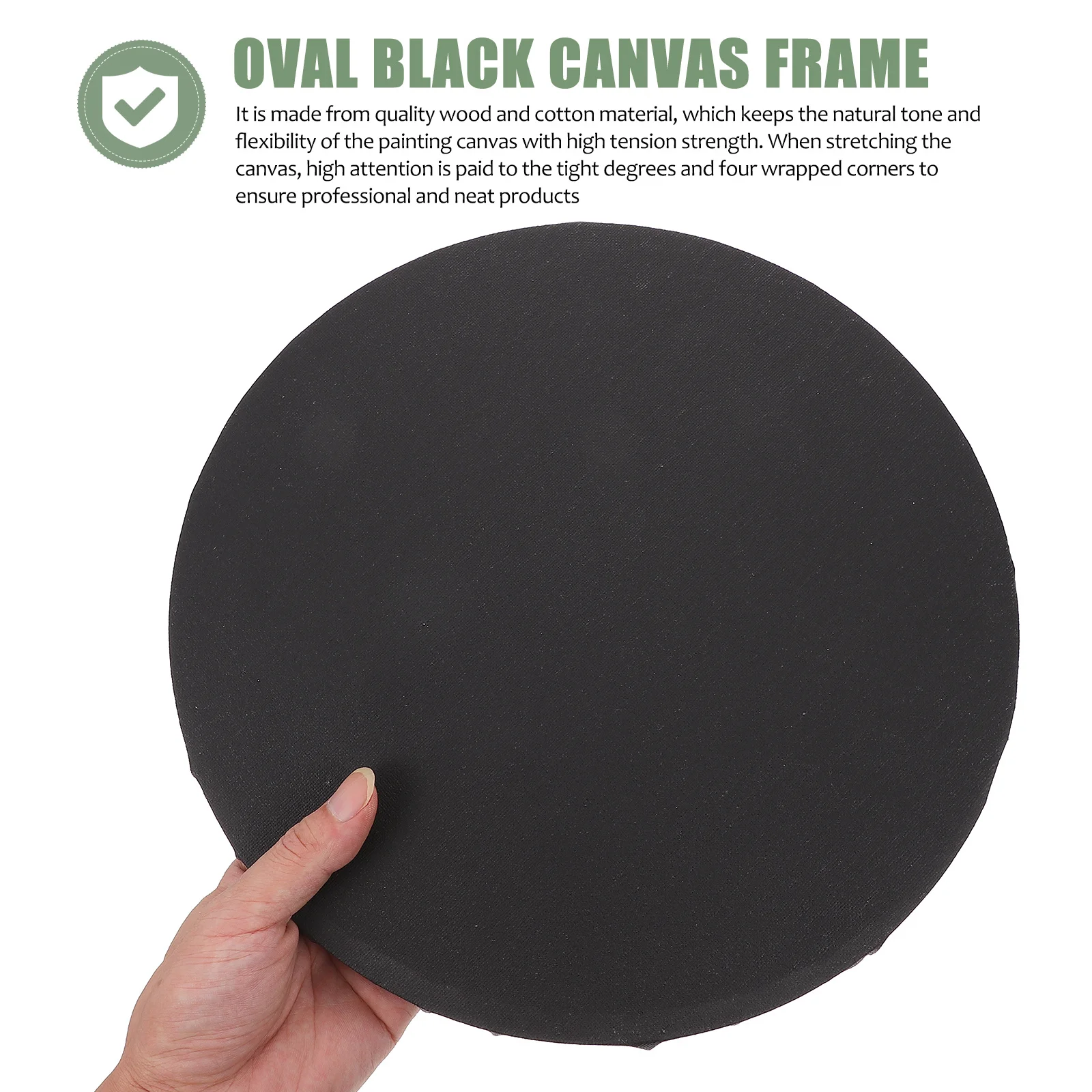 1pc Stretched Oil Painting Canvas Panels Round Frame Diy Art Boards Black Canvas Wooden Frames Painting Wrap Frames For Artists
1pc Stretched Oil Painting Canvas Panels Round Frame Diy Art Boards Black Canvas Wooden Frames Painting Wrap Frames For Artists