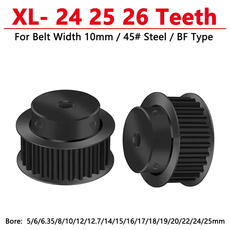 1pcs 24 25 26 Teeth XL Steel Timing Pulley Synchronous Wheel for Belt Width 10mm Bore 5 6 6.35 8 10 12 12.7 14 15 16 17 18-25mm
1pcs 24 25 26 Teeth XL Steel Timing Pulley Synchronous Wheel for Belt Width 10mm Bore 5 6 6.35 8 10 12 12.7 14 15 16 17 18-25mm