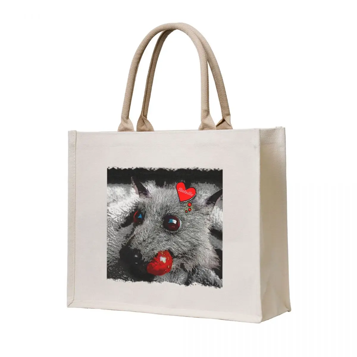 Batzilla - Miss Coconut loves Batzilla's grapes Tote Bag eco bag folding reusable shopping bag free delivery bags 
Batzilla - Miss Coconut loves Batzilla's grapes Tote Bag eco bag folding reusable shopping bag free delivery bags