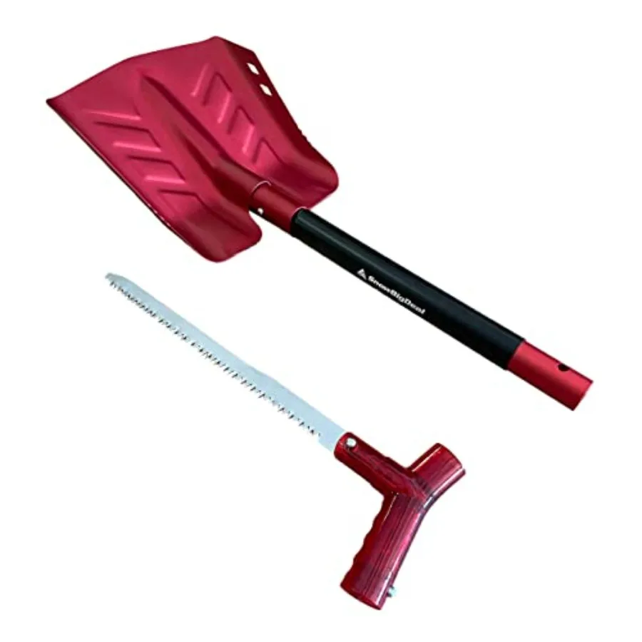 Emergency Snow Shovel with Saw Converts from Dig to Chop/Hoe Mode Portable for Snowmobiles Skiing Backcountry Avalanche Rescue
Emergency Snow Shovel with Saw Converts from Dig to Chop/Hoe Mode Portable for Snowmobiles Skiing Backcountry Avalanche Rescue