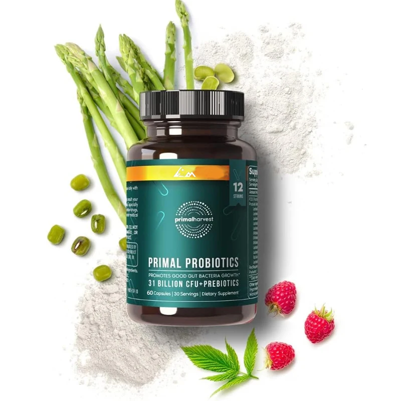 Male and female probiotics and probiotics, 60 oral capsules for intestinal health, 12 dynamic strains
Male and female probiotics and probiotics, 60 oral capsules for intestinal health, 12 dynamic strains