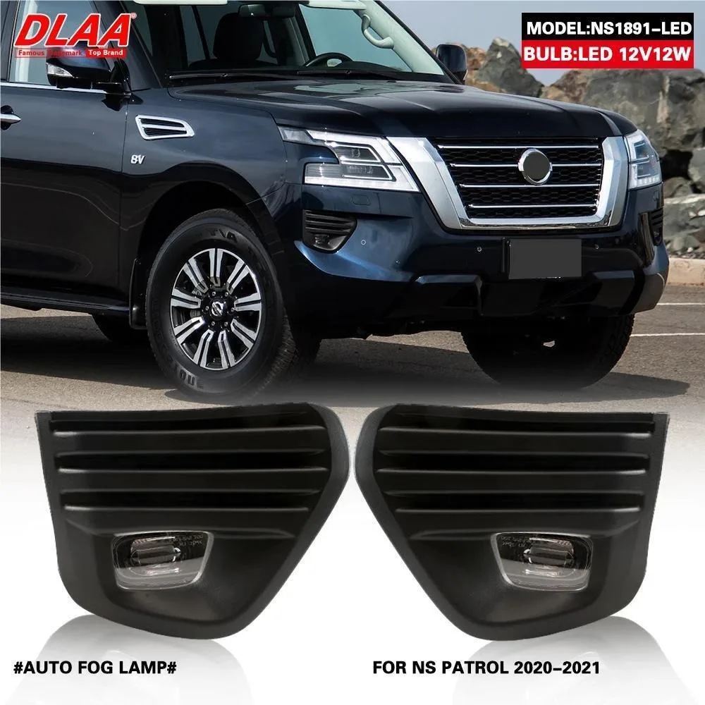 For Nissan PATROL 2020-2021 Front LED Bumper Fog Lamps Foglamp DRL Daytime Running Light
For Nissan PATROL 2020-2021 Front LED Bumper Fog Lamps Foglamp DRL Daytime Running Light