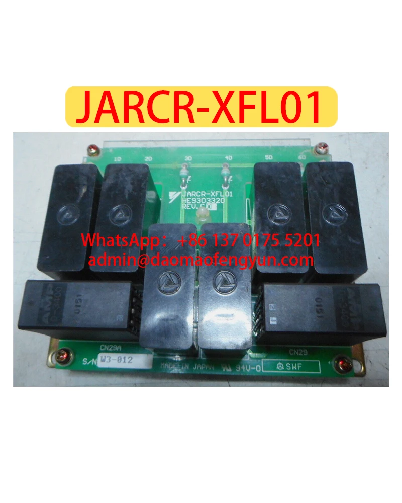 JARCR-XFL01 Используемая плата защиты цепи тормозной области, быстрая доставка
JARCR-XFL01 Используемая плата защиты цепи тормозной области, быстрая доставка