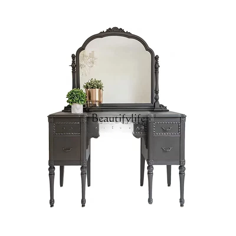 French retro dresser art high-end bed and breakfast princess makeup table rural luxury
French retro dresser art high-end bed and breakfast princess makeup table rural luxury
